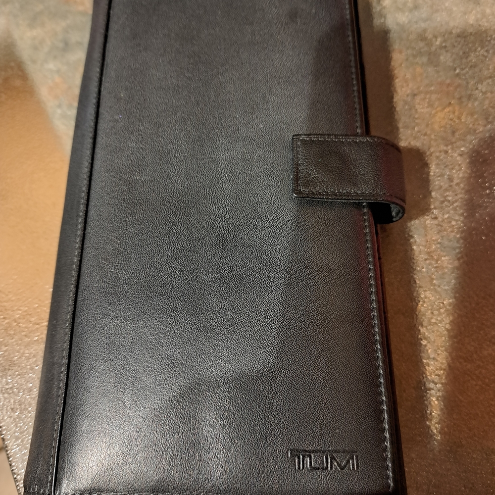 Tumi Black Leather Wallet